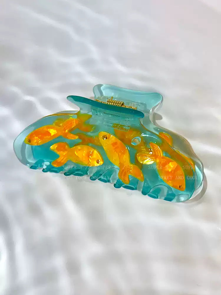 Marine little goldfish clip