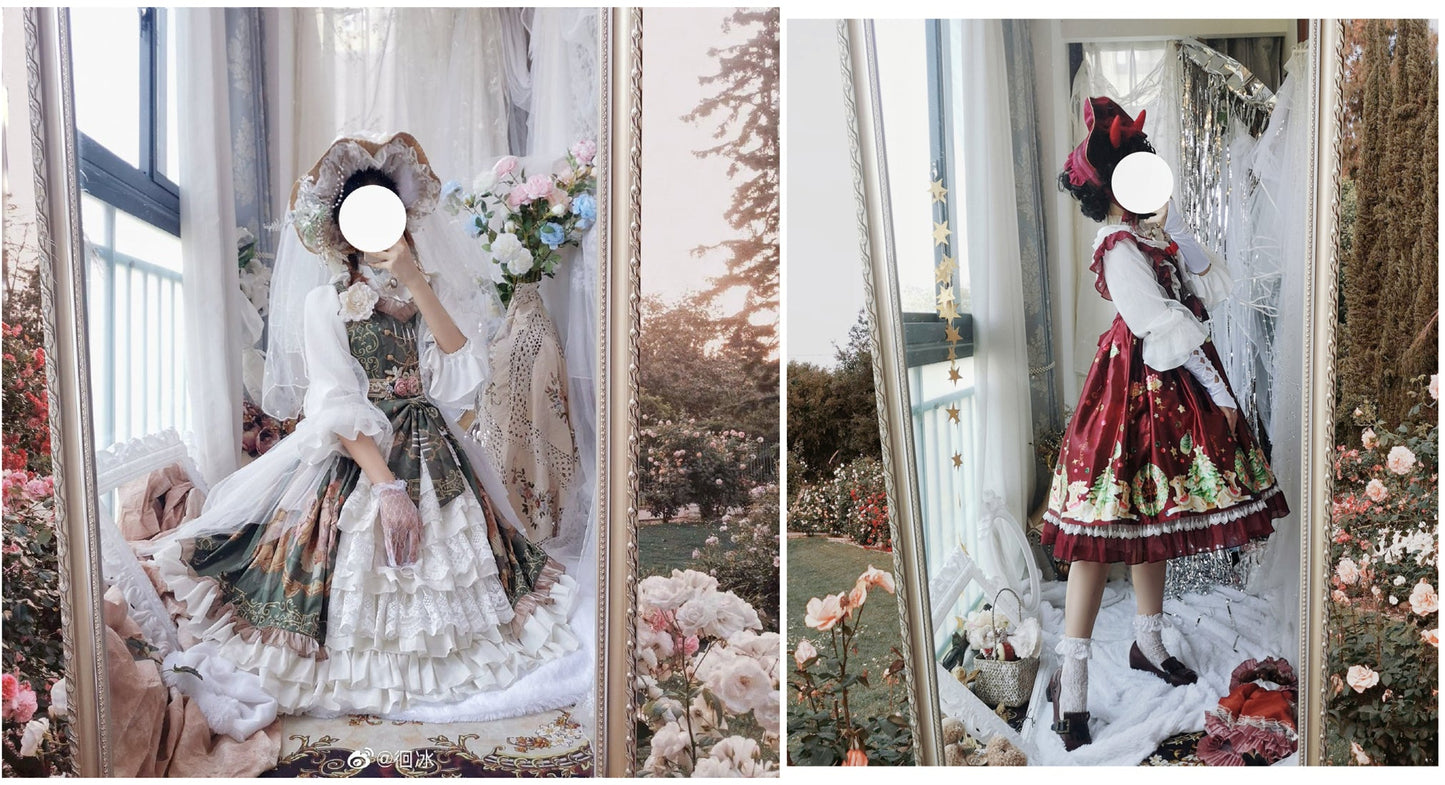 Dim Moonlight~Classic Lolita Chiffon Yarn Inner Blouse