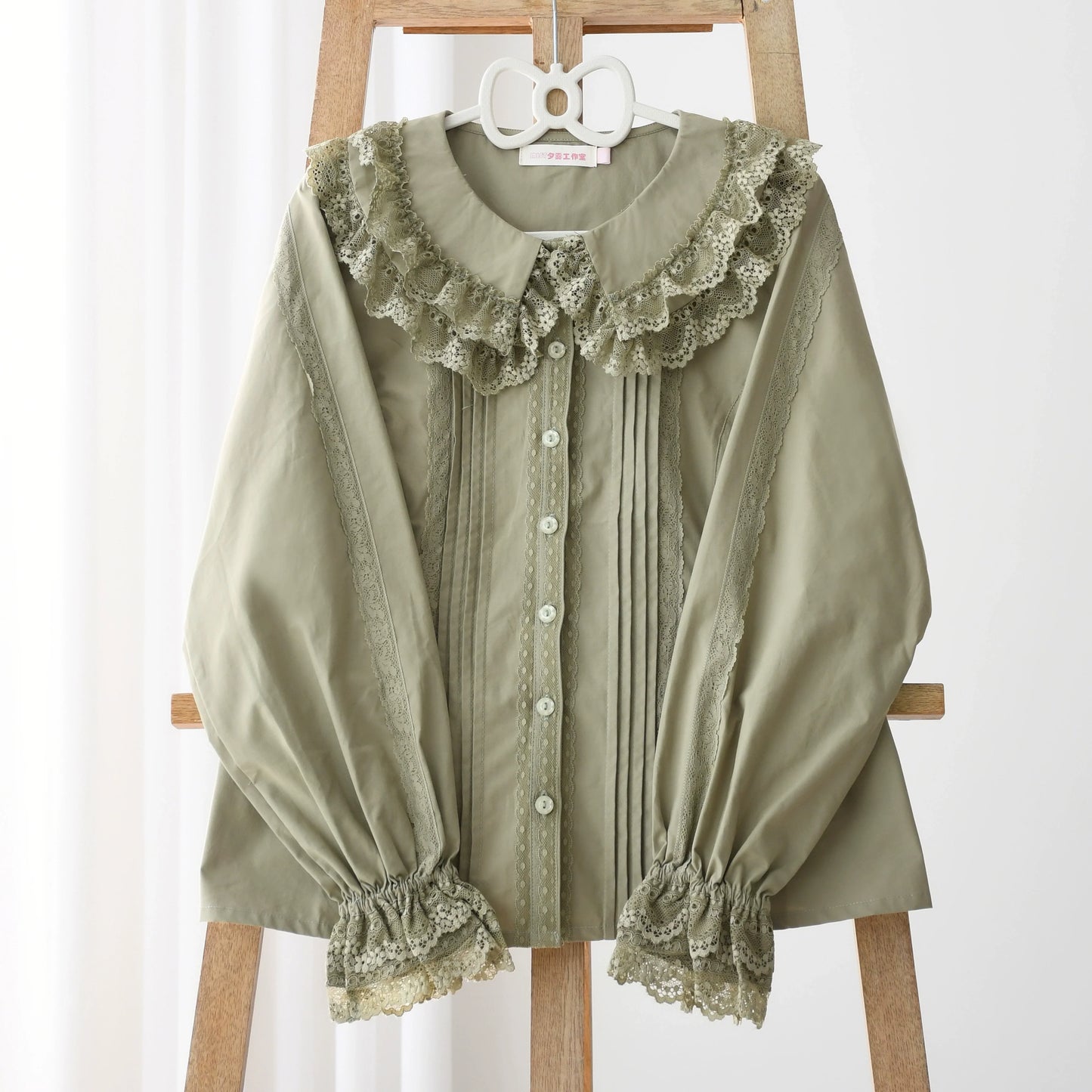 Daily Lolita Shirt Cotton BlouseLong Sleeves