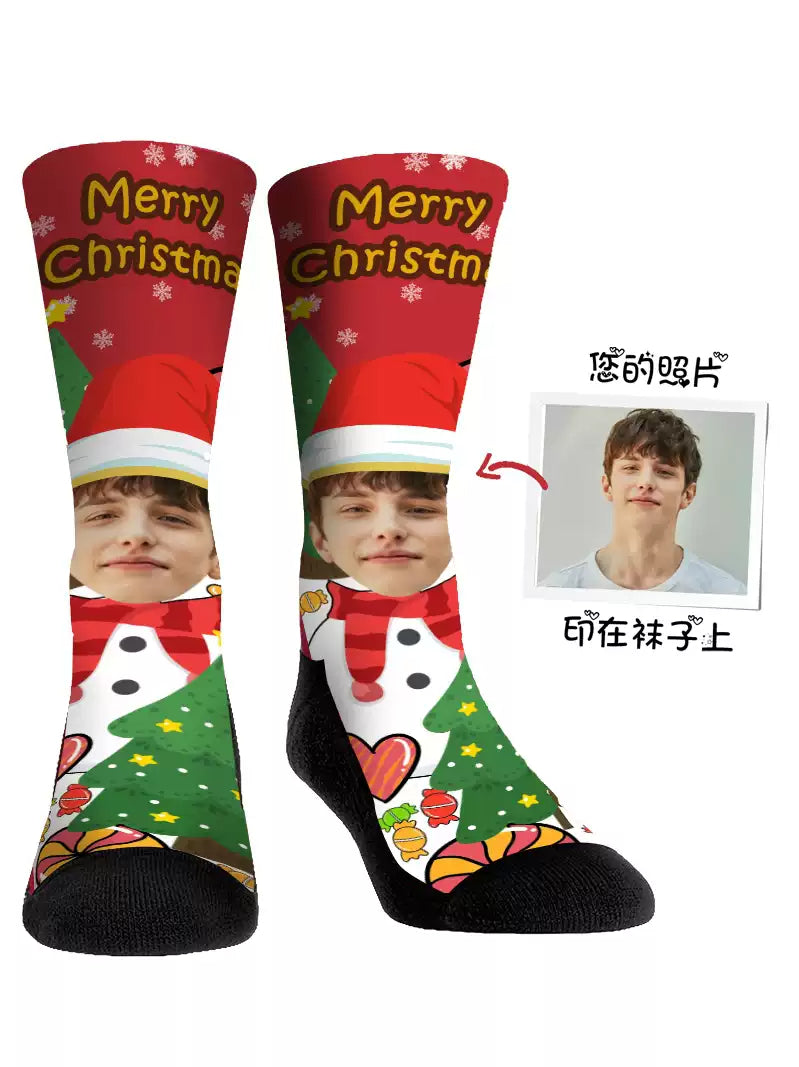 Personally customized diy Christmas socks creative gift for boyfriend and girlfriend