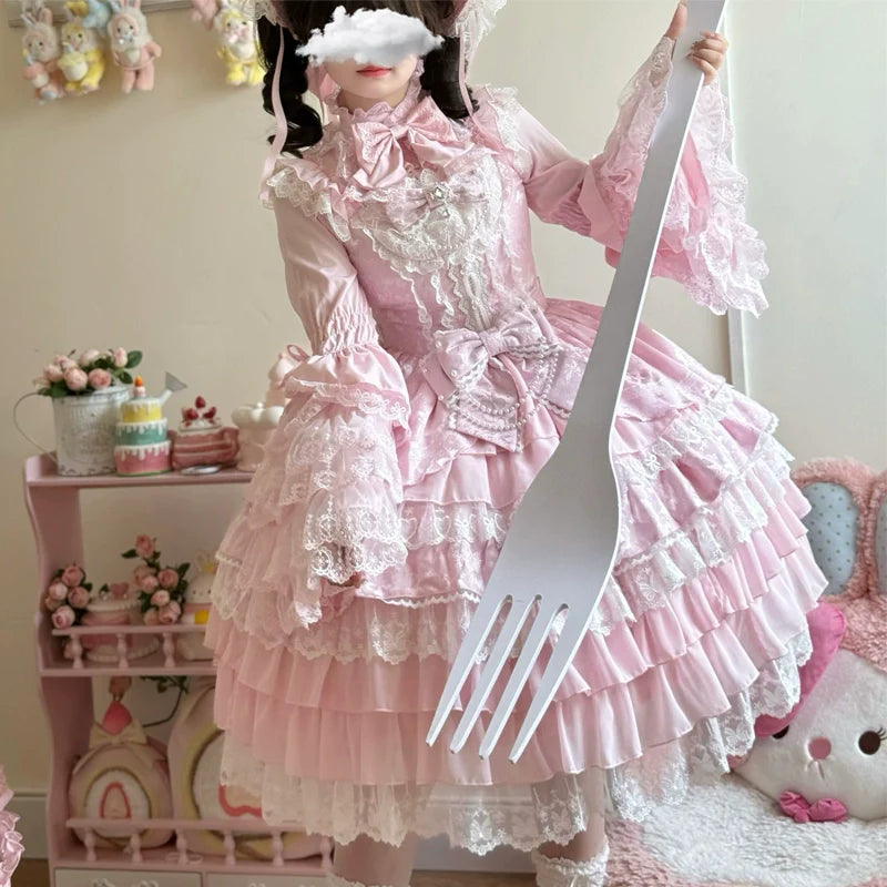 Wedding Sweet Lolita JSK Gorgeous Bridal Blouse