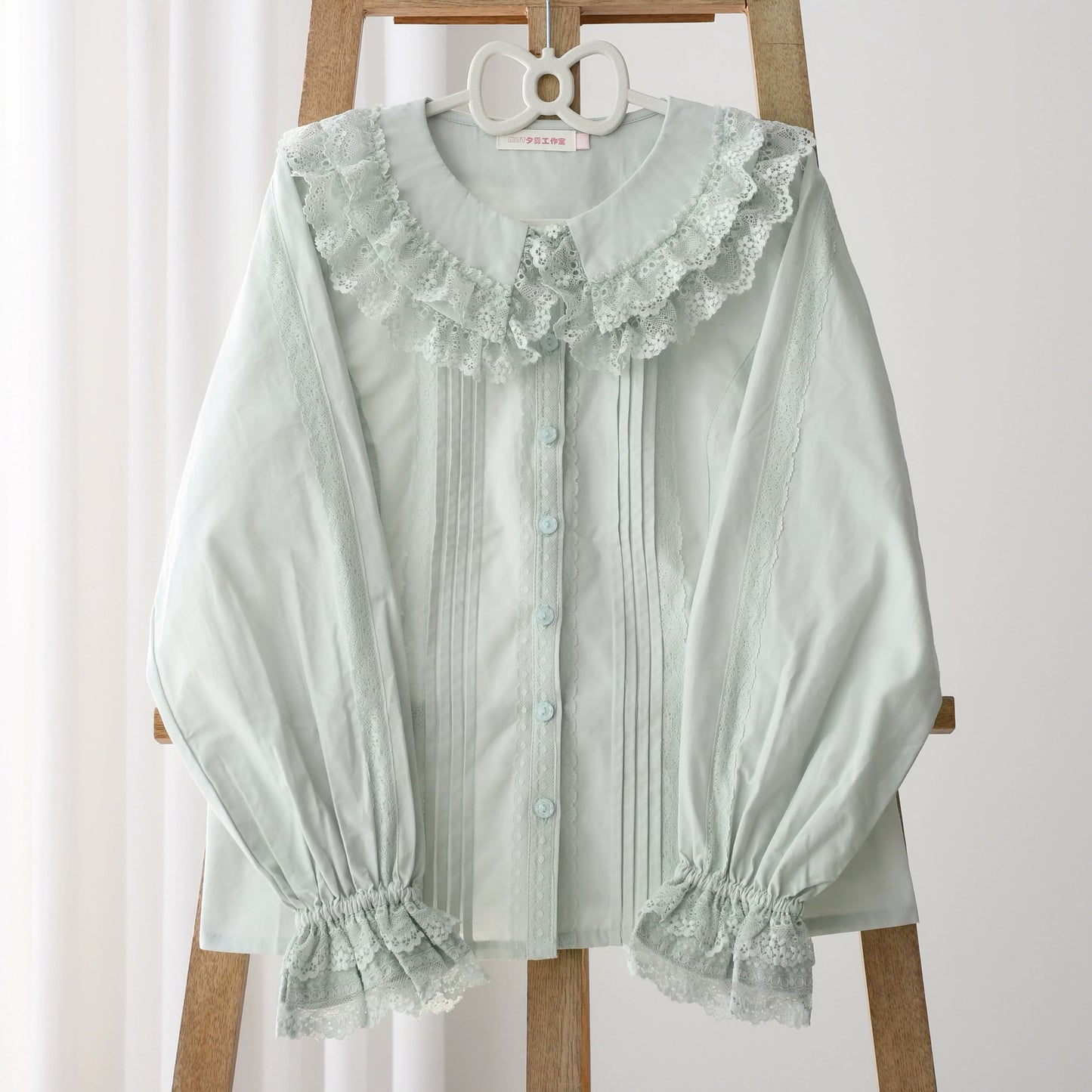 Daily Lolita Shirt Cotton BlouseLong Sleeves
