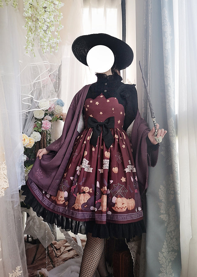 Vampire Cat Normal Waist Lolita Halloween JSK