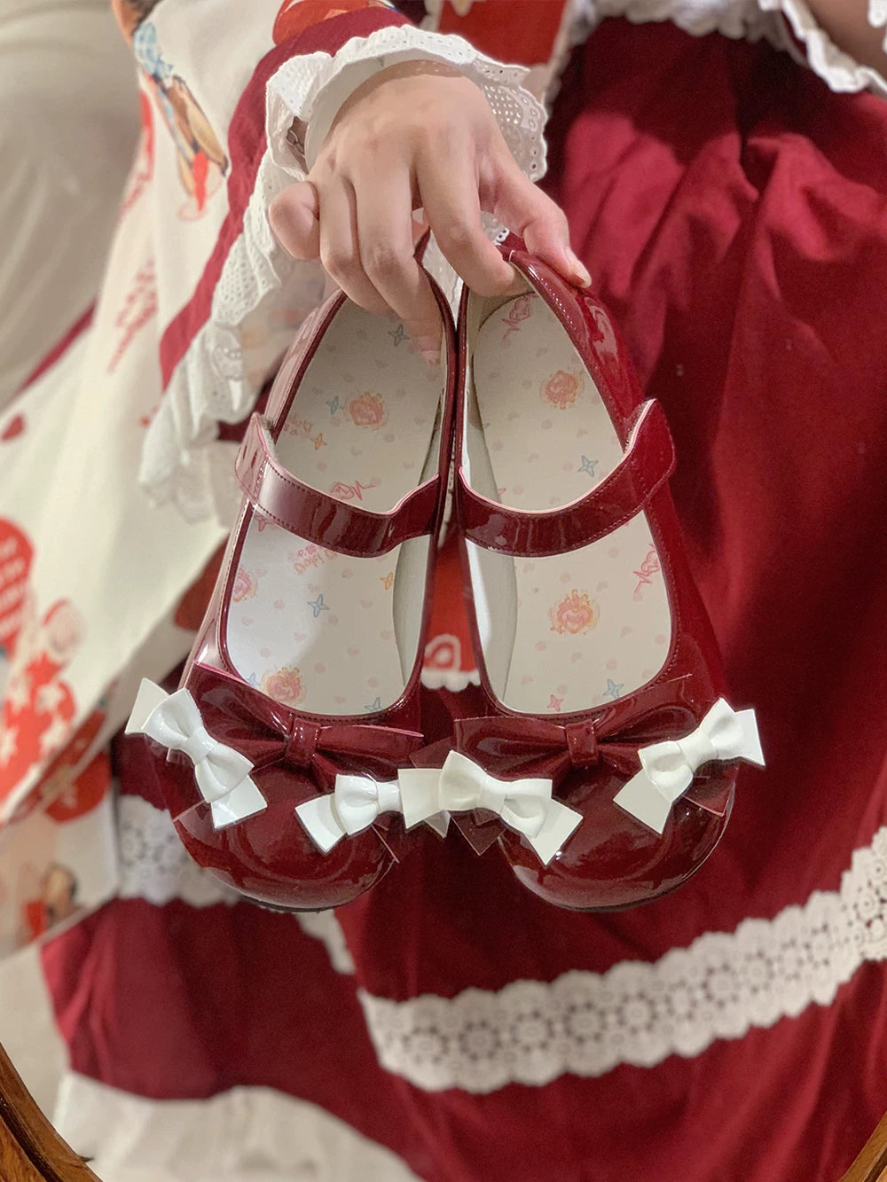 Sweet Lolita Mary Jane Shoes | Round-Toe Low Heel Shoes for Women