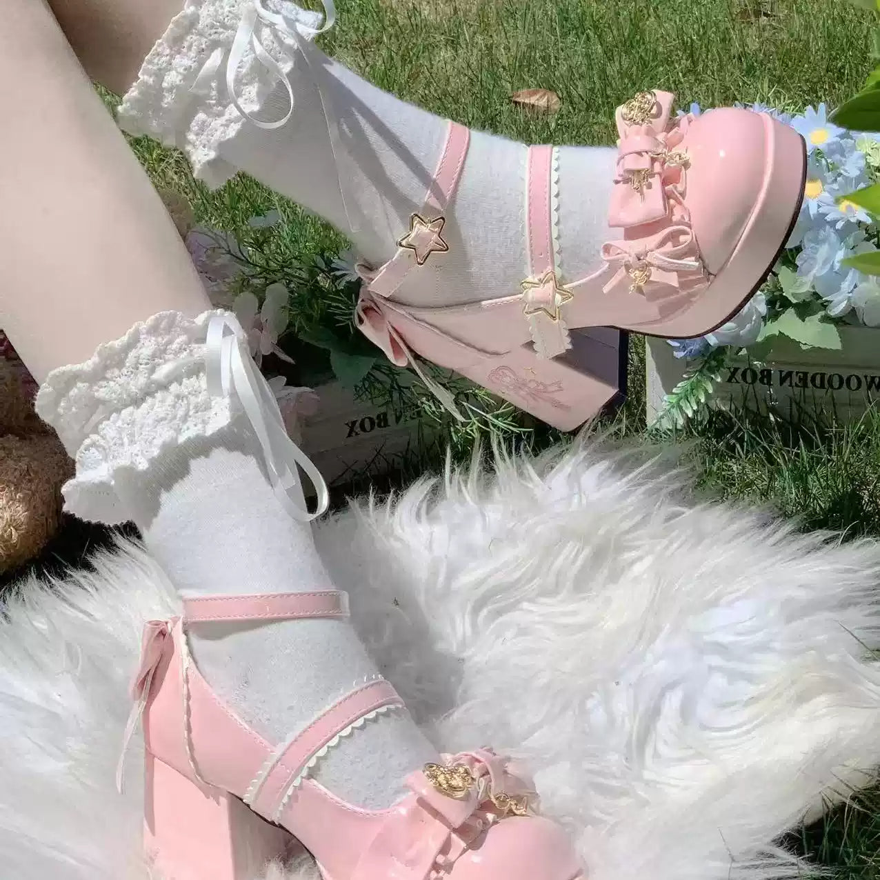 Princess Bow Lolita Platform Shoes