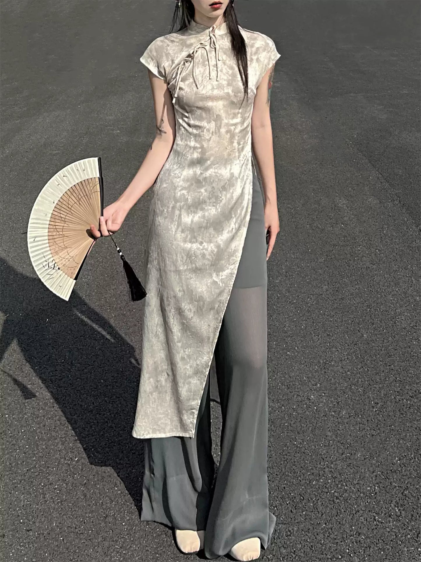 Zen Style Cheongsam Dress