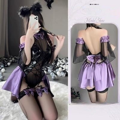 Sexy uniform set 【G】Purple mandala jumpsuit