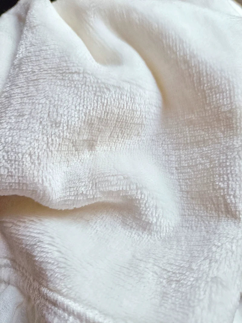 Winter Cotton Lolita Blouse White Long Sleeve Stand Collar Shirt