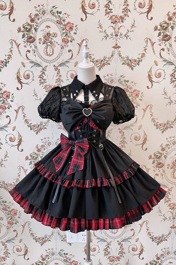 Little Spicy Plaid JSK Dress