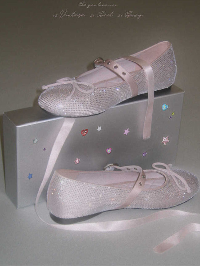 Fairy Full Diamond Ballet Shoes