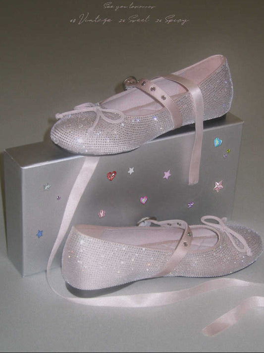 Fairy Full Diamond Ballet Shoes