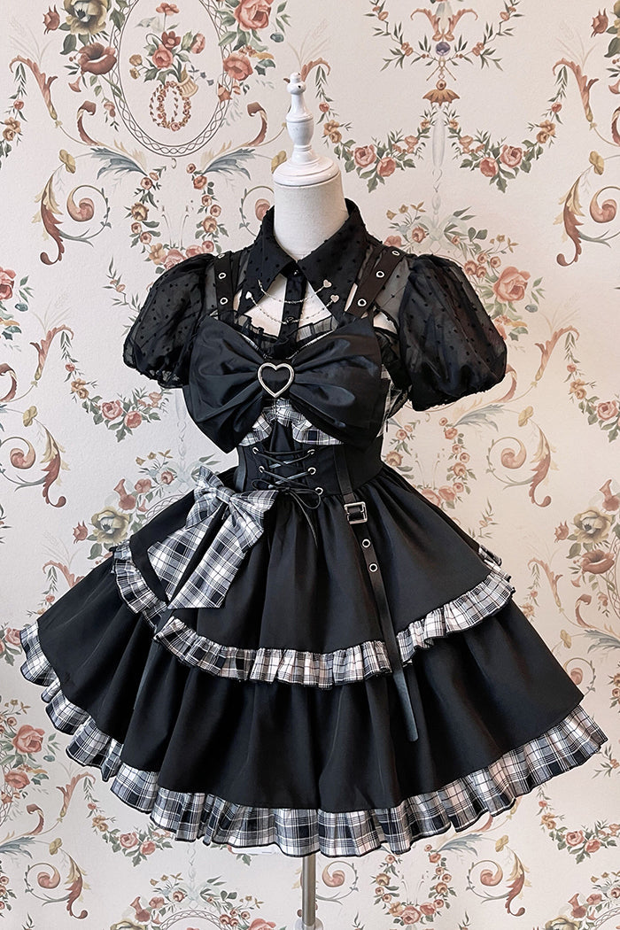 Little Spicy Plaid JSK Dress