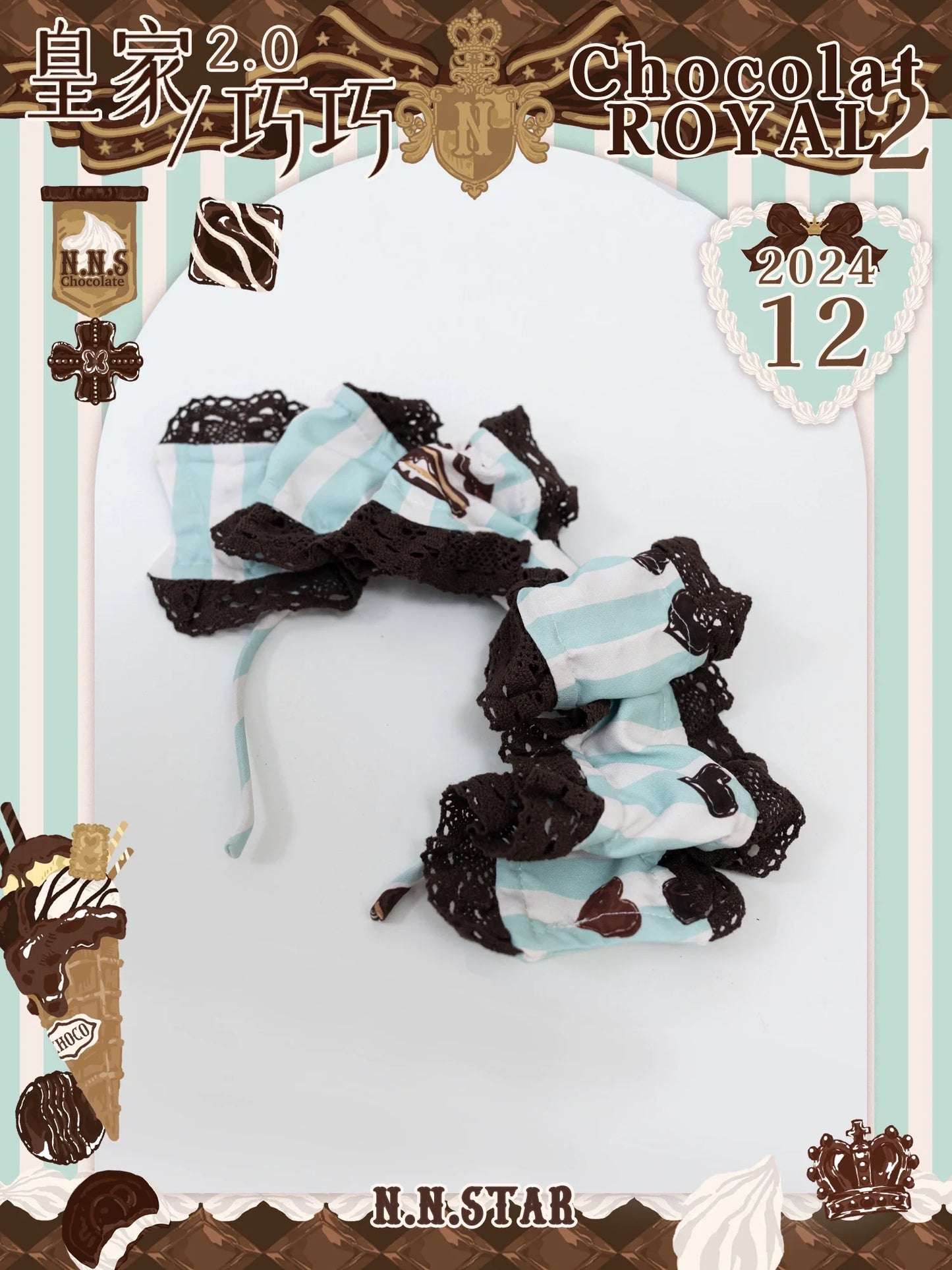 Sweet Lolita Dress Suit Cute Print Lolita OP and JSK Green print KC only
