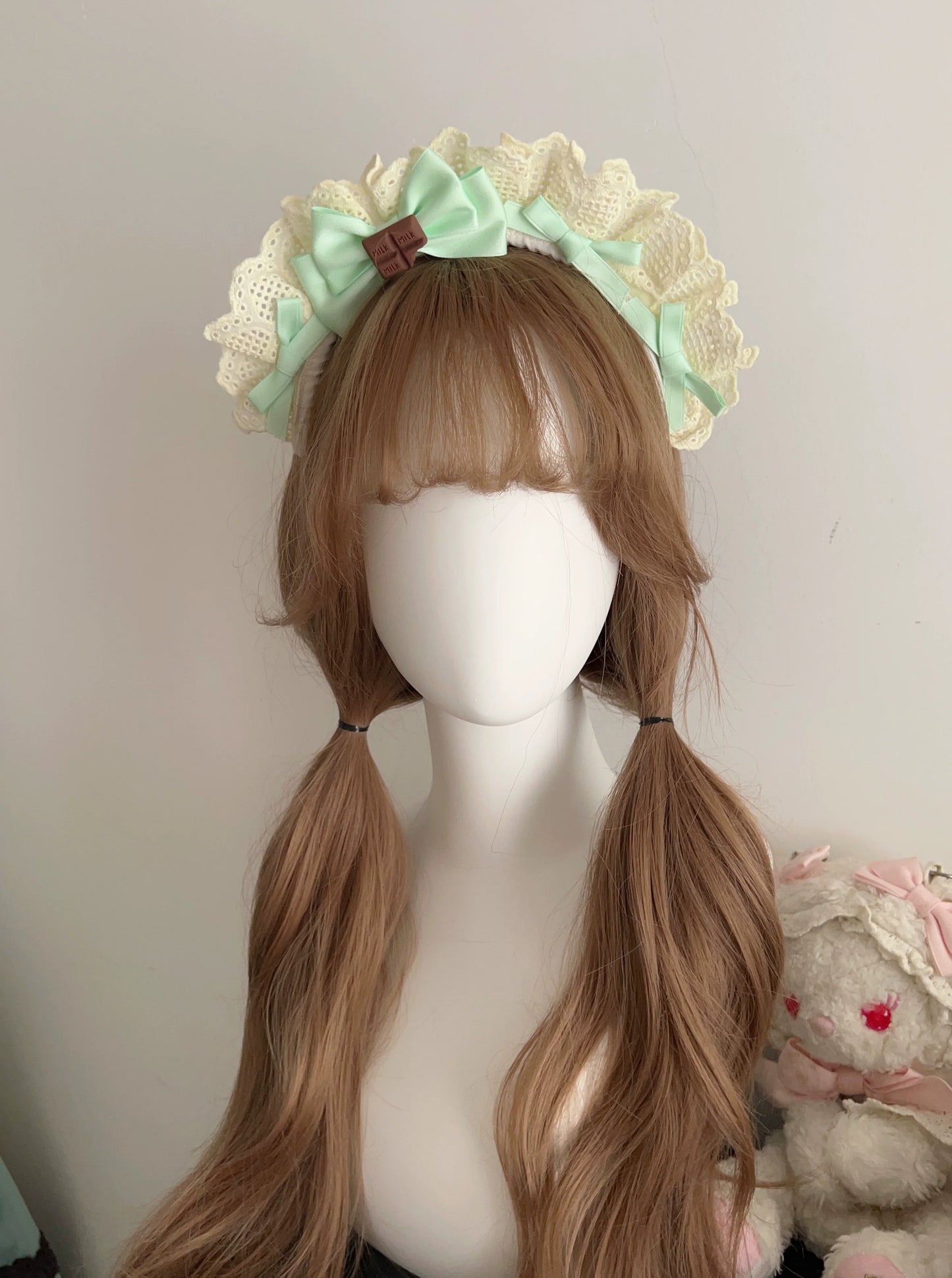 Sweet Lolita JSK with Detachable Apron Mint chocolate KC Only