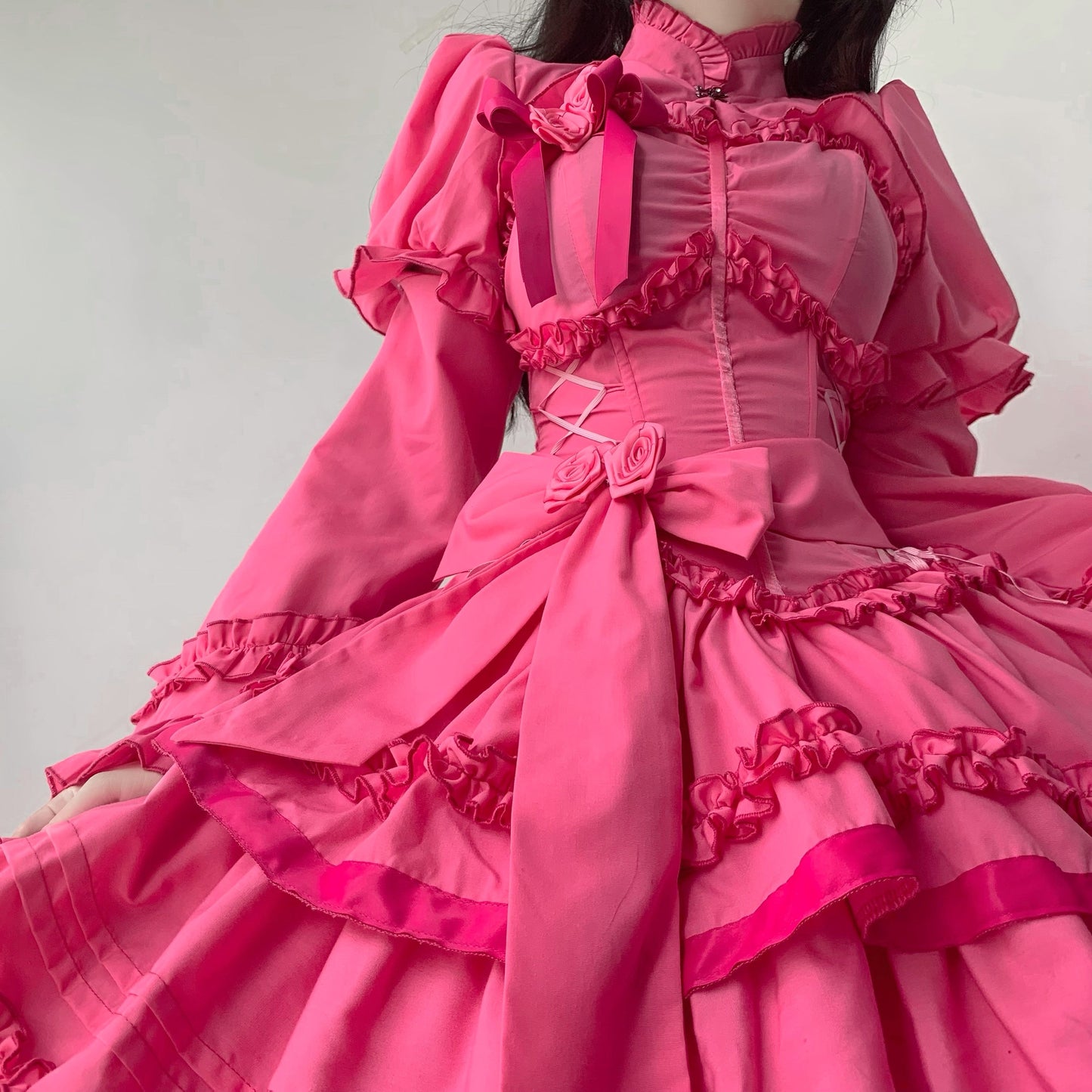 Gothic Lolita JSK Dress Christmas Short Sleeve Bolero