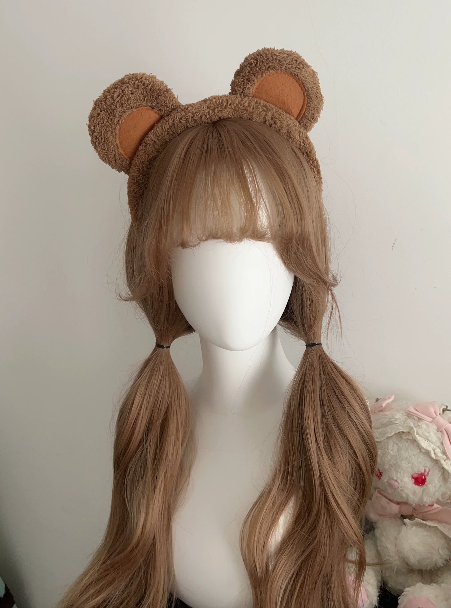 Sweet Lolita JSK with Detachable Apron Bear ear headband Only