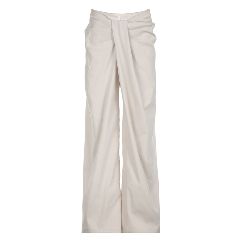 Irregular Design Low-waist Pants