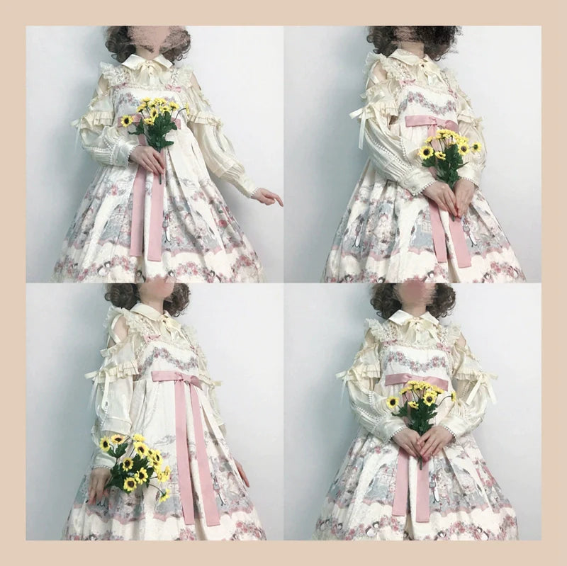 Lolita Blouse Yuelong Poem Long Sleeve Inner Shirt
