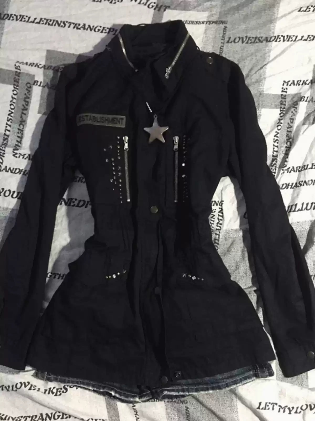 Black retro jacket