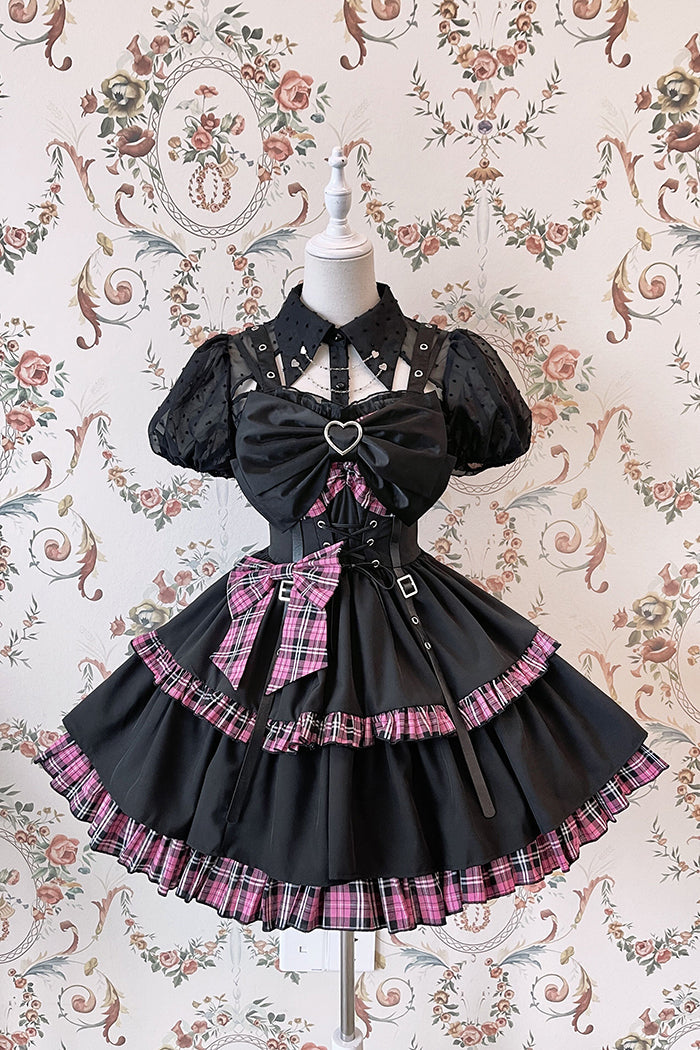 Little Spicy Plaid JSK Dress