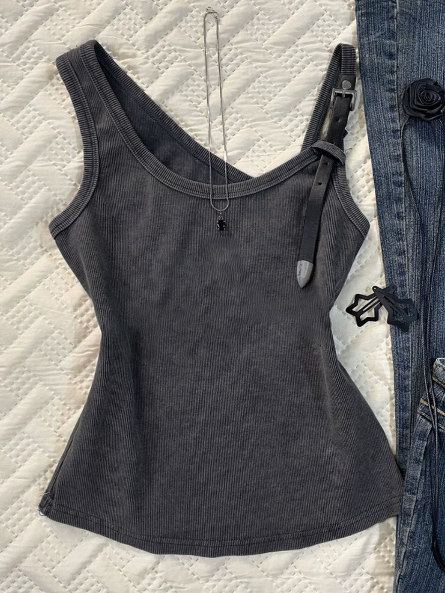 dark gray camisole