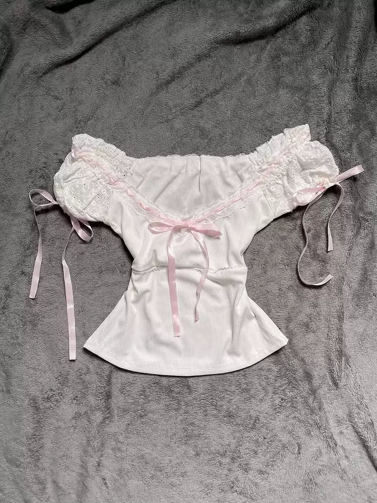 French Coquette Lace Top