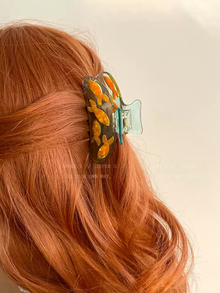 Marine little goldfish clip