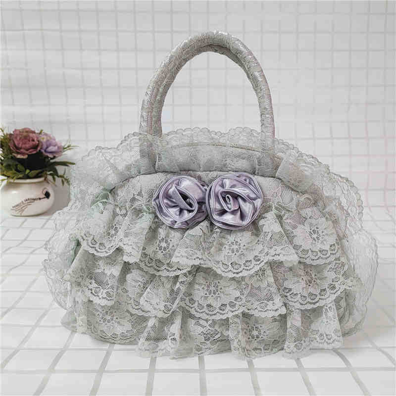 Retro Lace Roses Bag