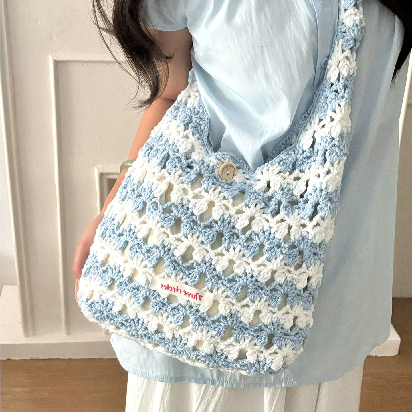 Wool diy summer crossbody bag