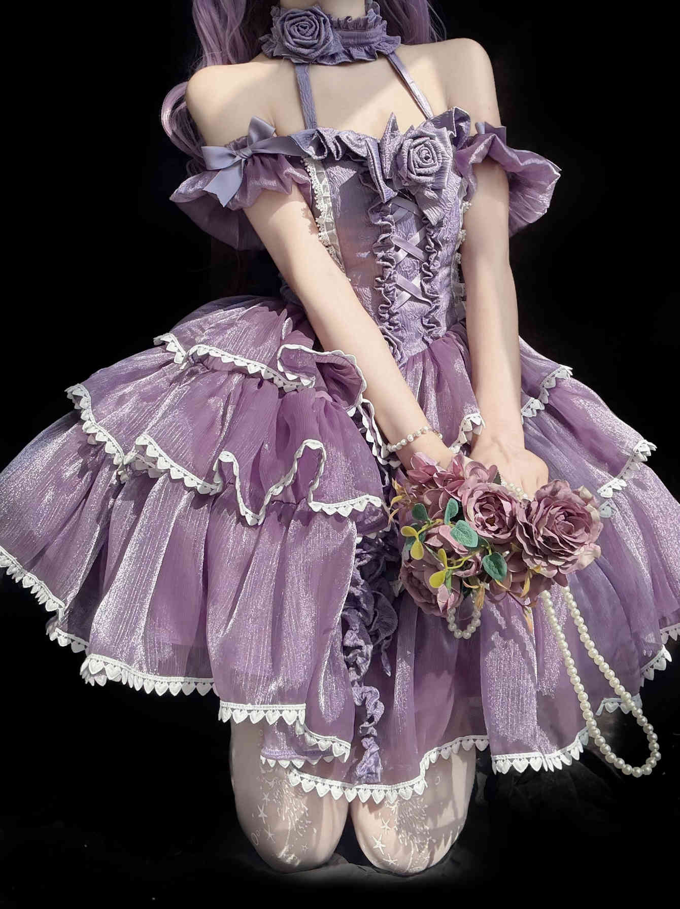 Angel Rose Lace Lolita Dress