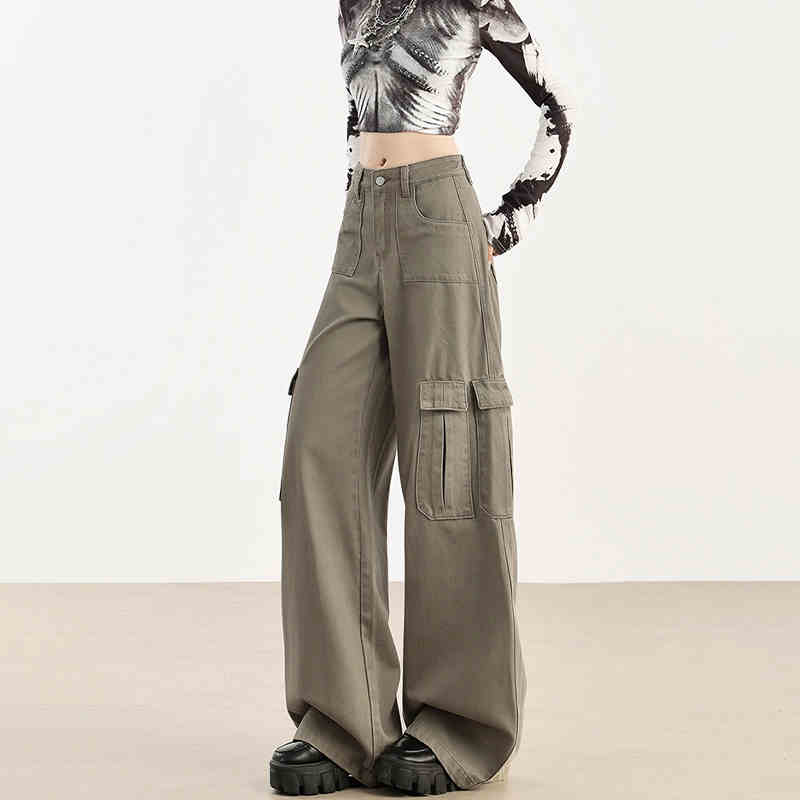 Trendy Retro Cargo Jeans