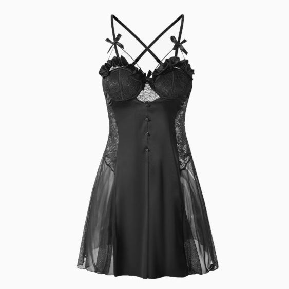 Rose Chest Pads Nightgown