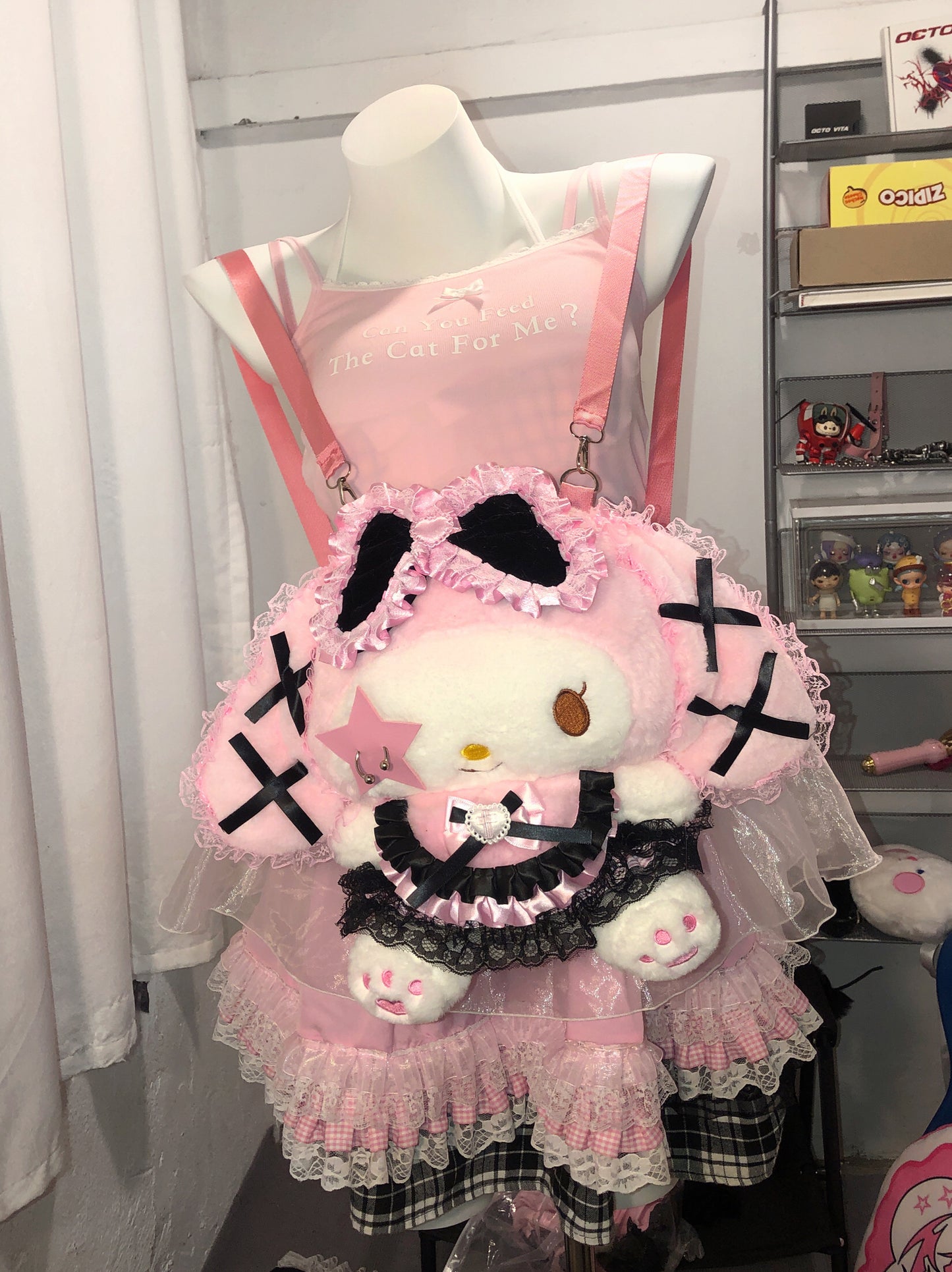 Y2K Black Pink Backpack