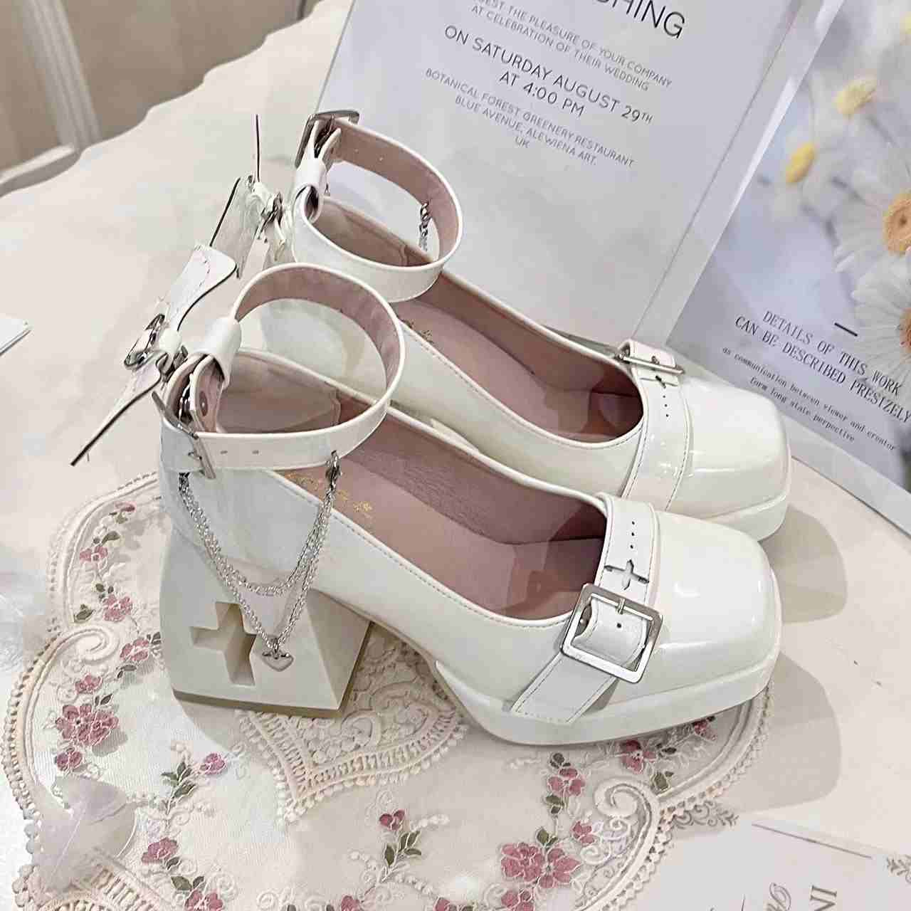 Punk Doomsday Sweetheart High Heels