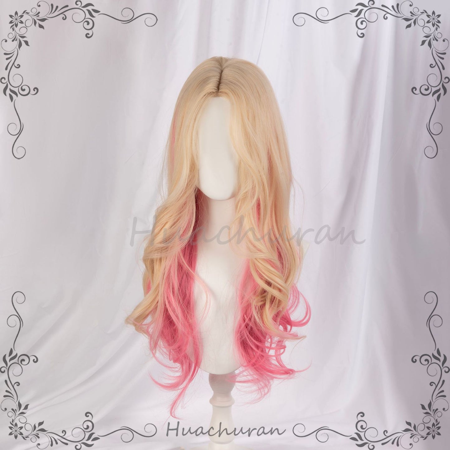 Platinum Gradient Pink Wig