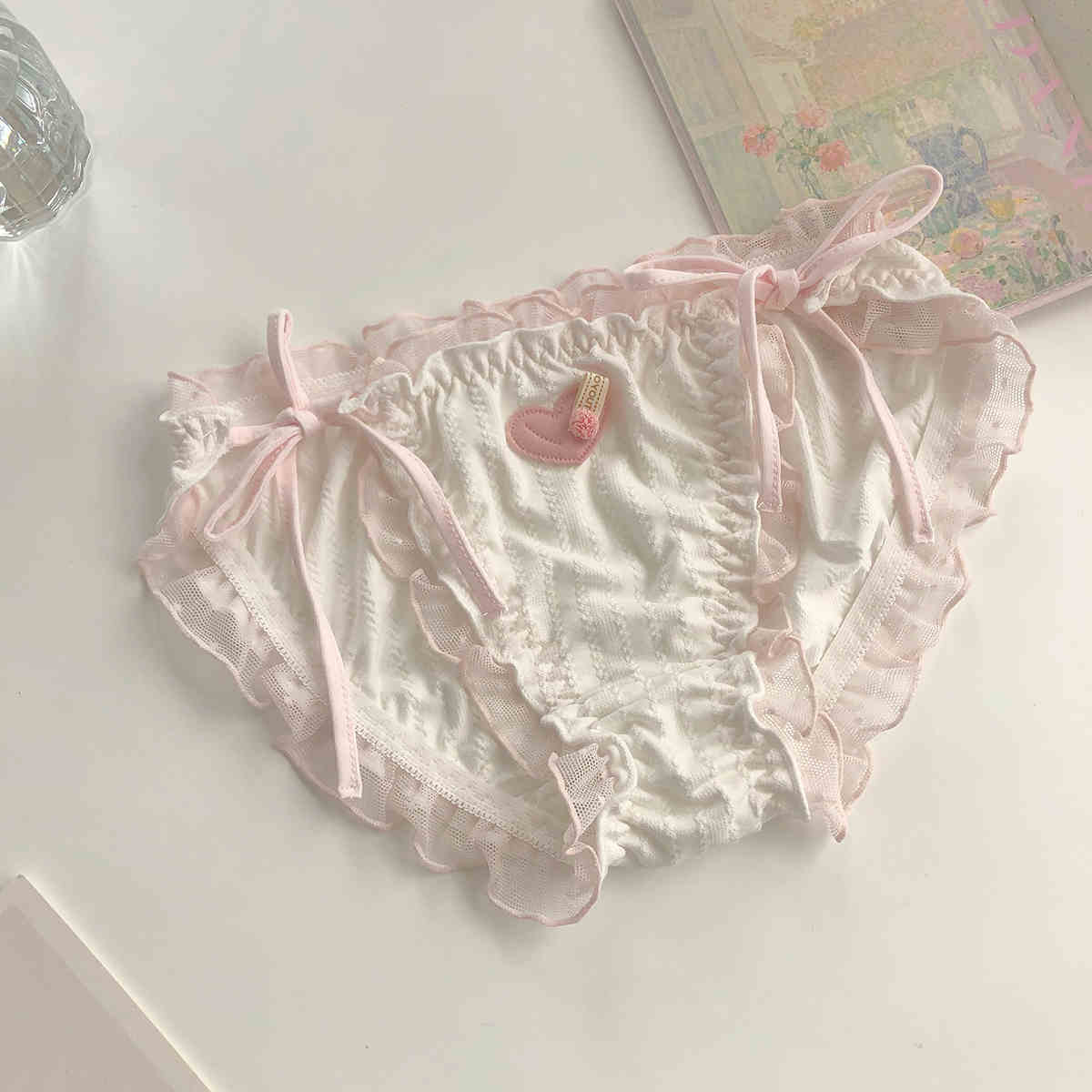 Morihi Bow Cotton Panties TP9