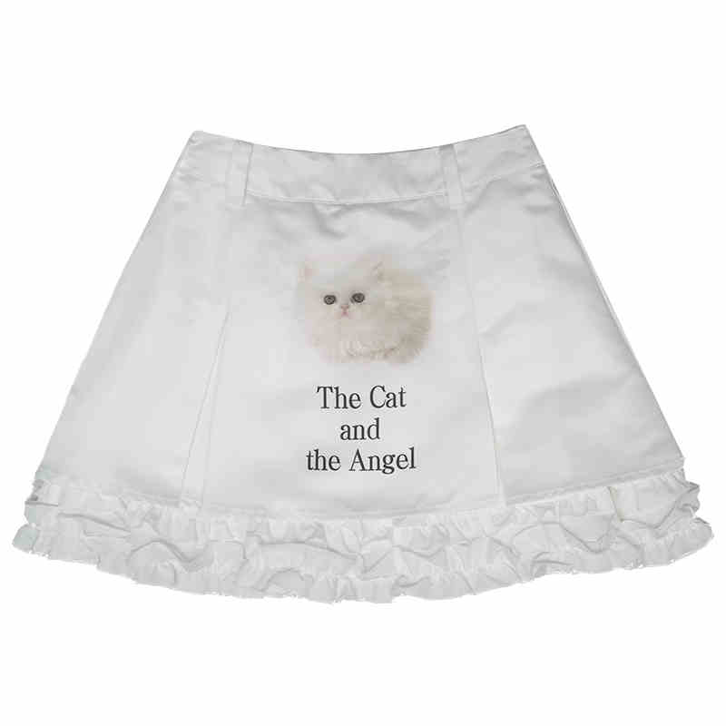 Angel Heart Cat Puffy Skirt