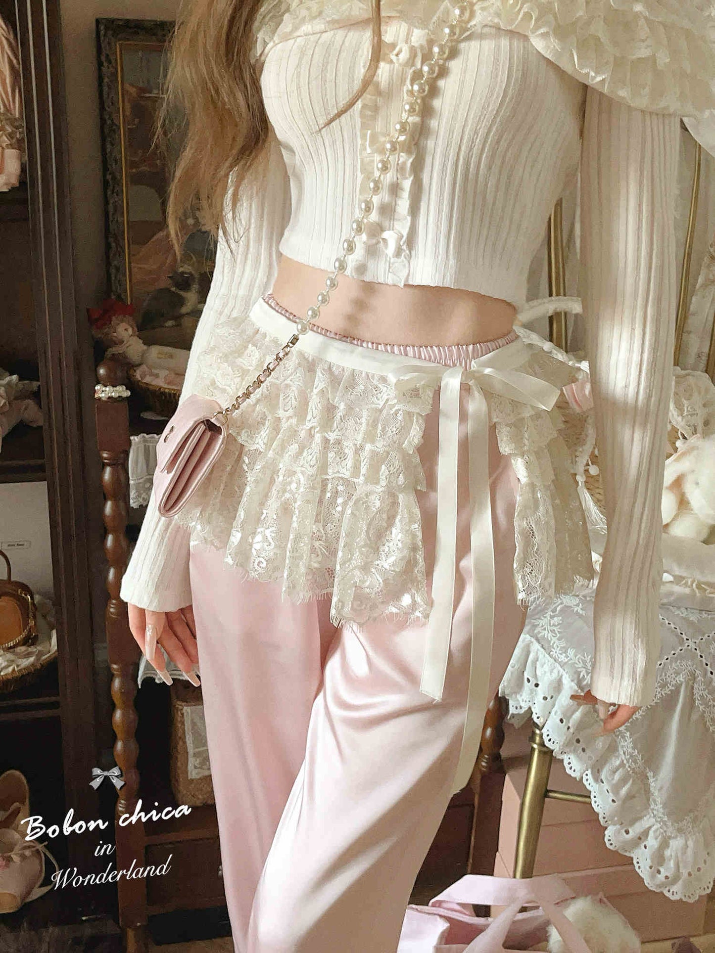 Antique Lace Cake Skirt