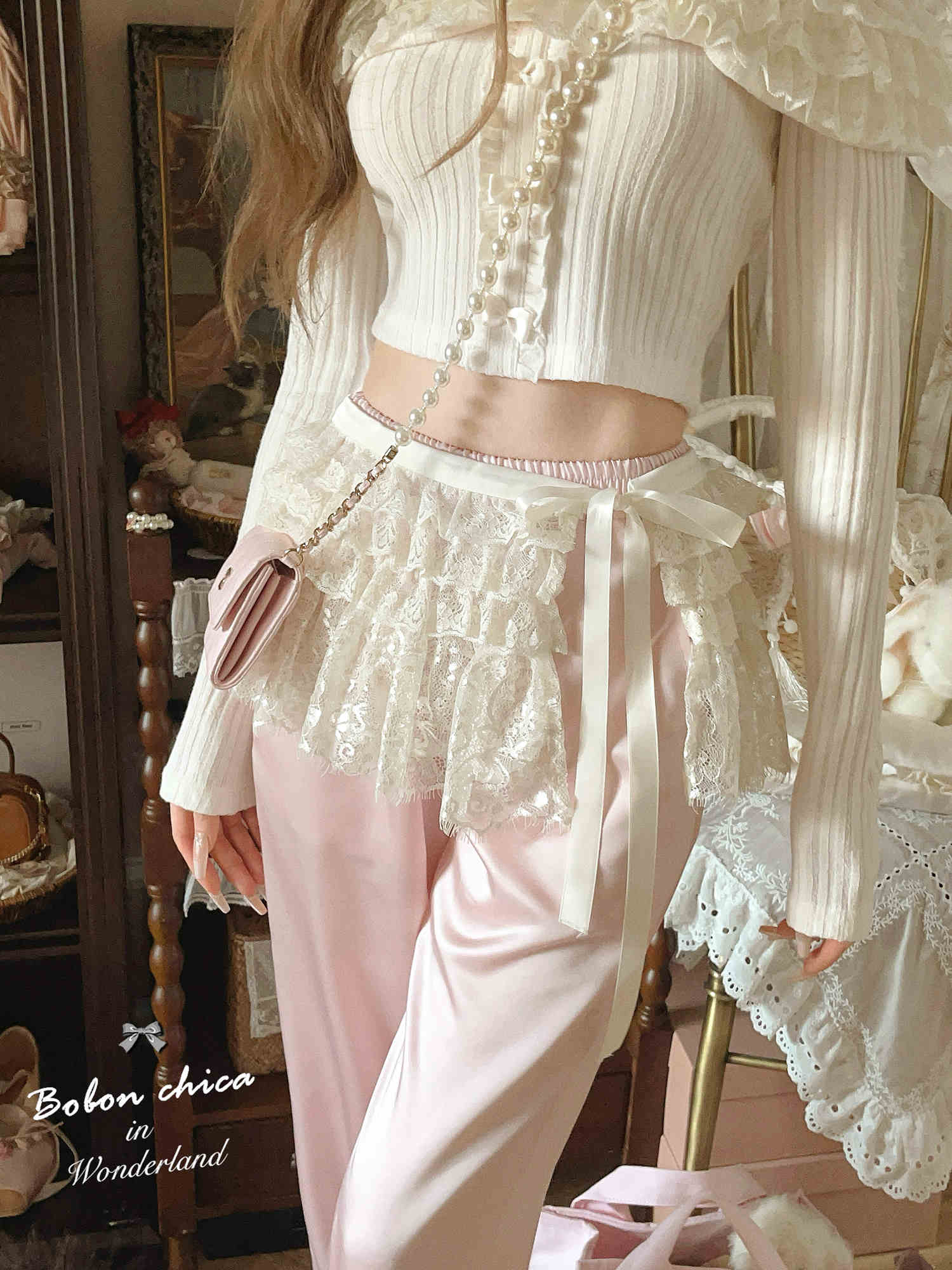 Antique Lace Cake Skirt