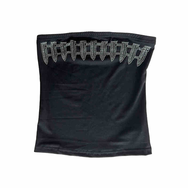 Baddie Punk Diamond Print Top