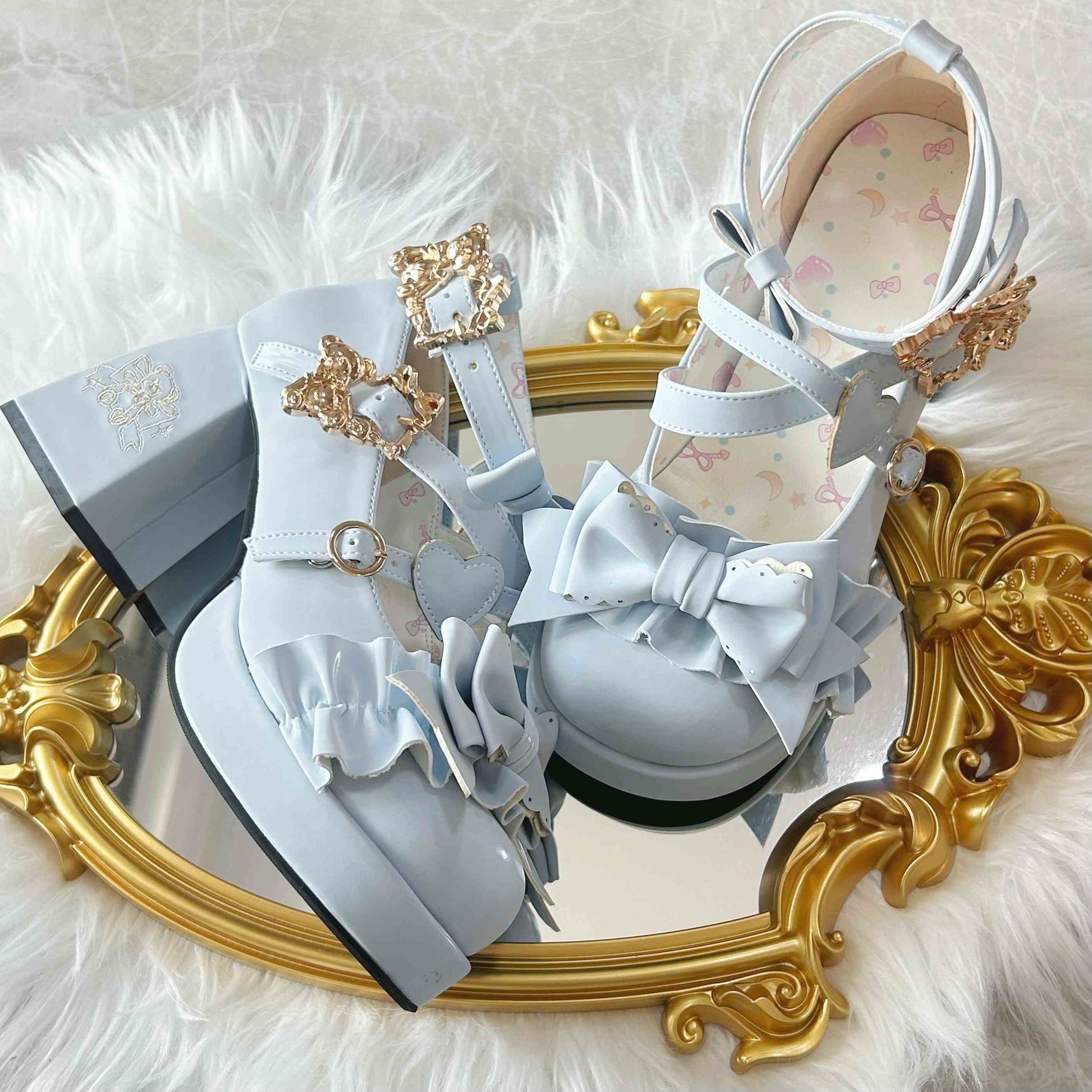 Fairy Doll-like Satin Shoes
