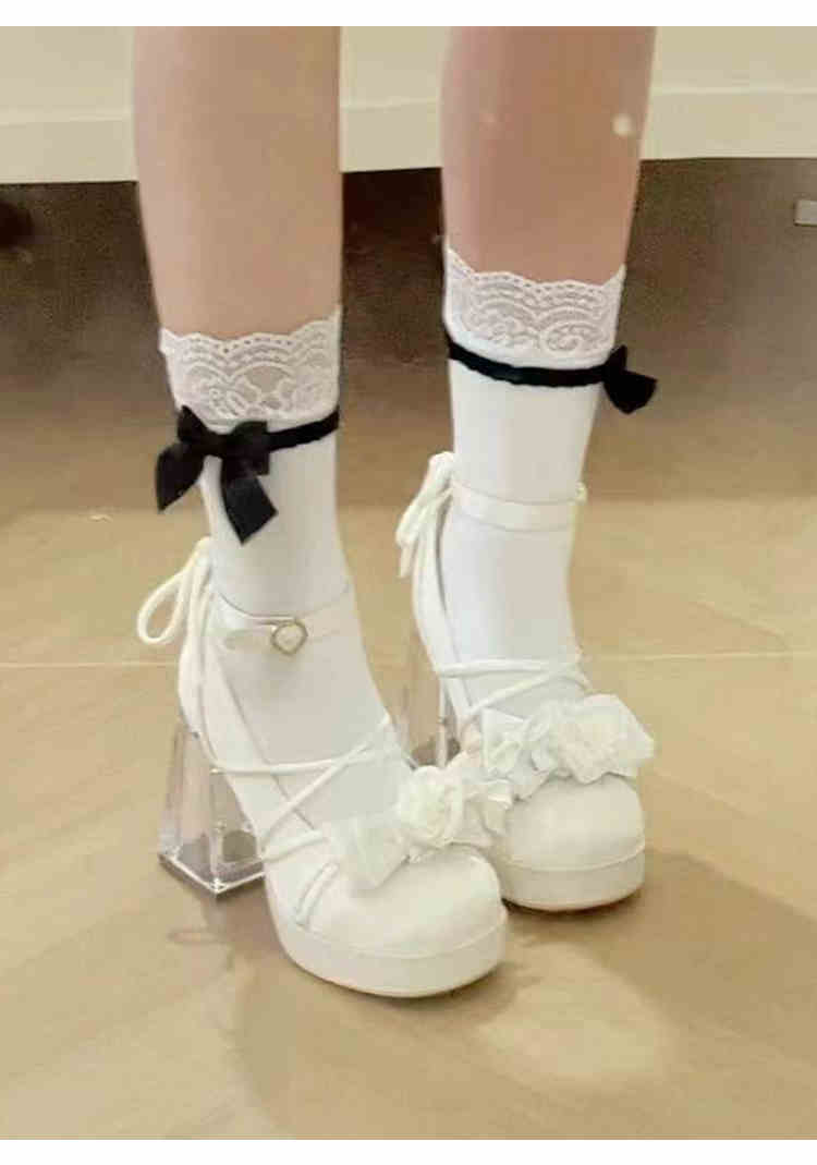 Bow Tie Glasshouse Lolita Shoes