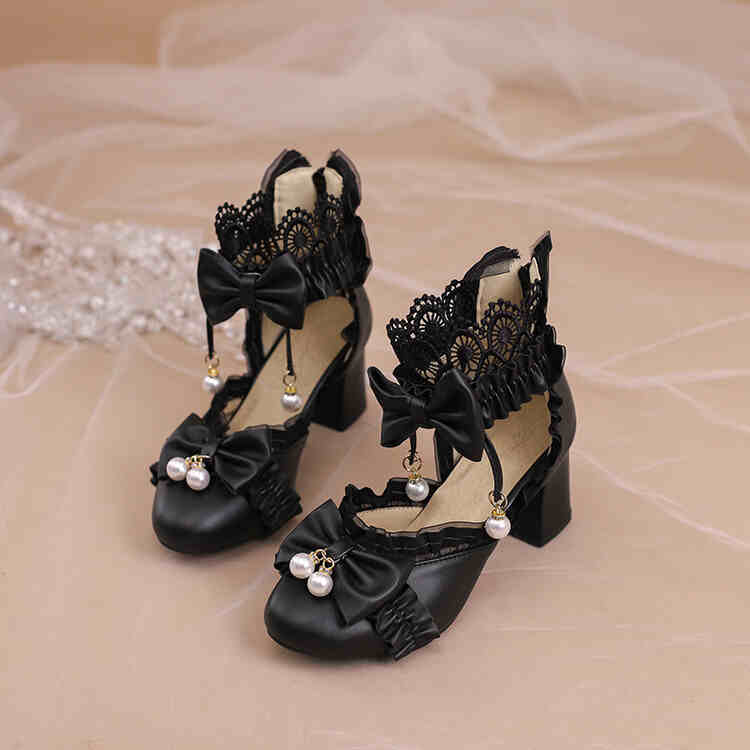Princess Bows Leather Sandals