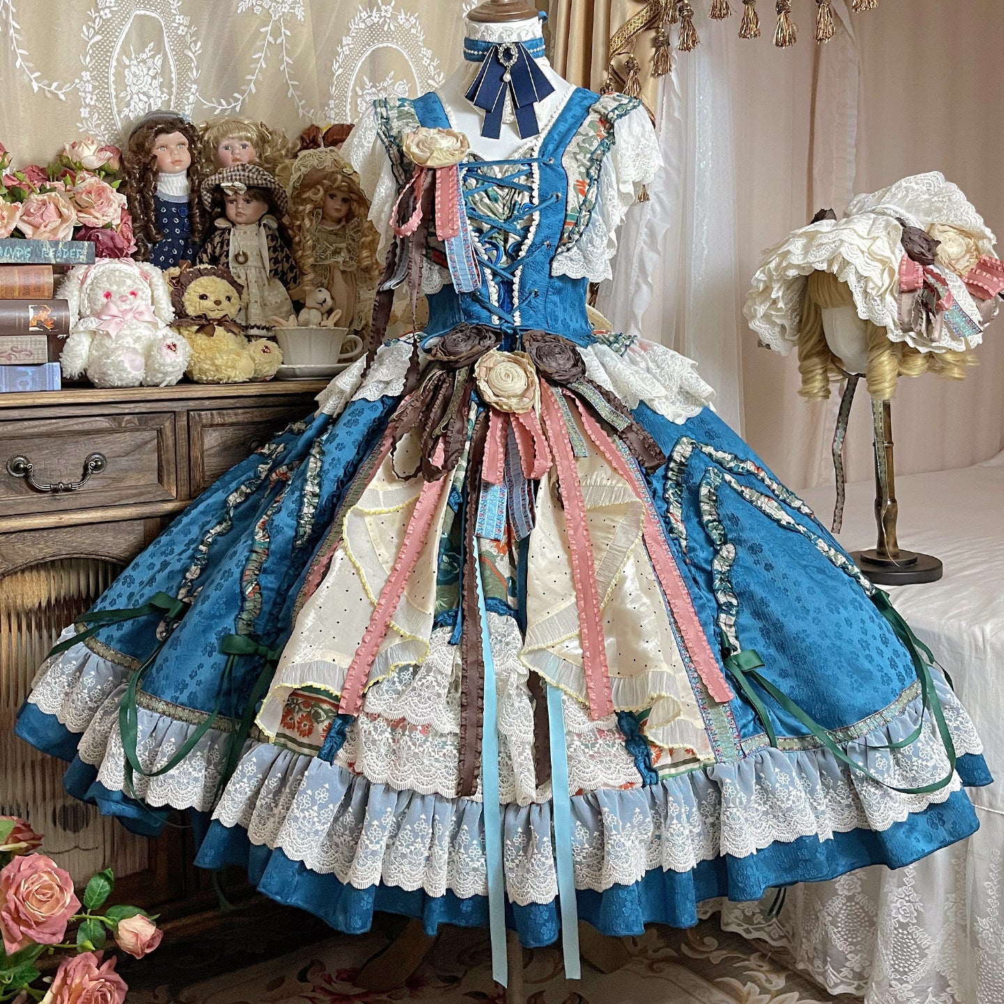 "Monet's Lakeside" Classical Lolita Dress