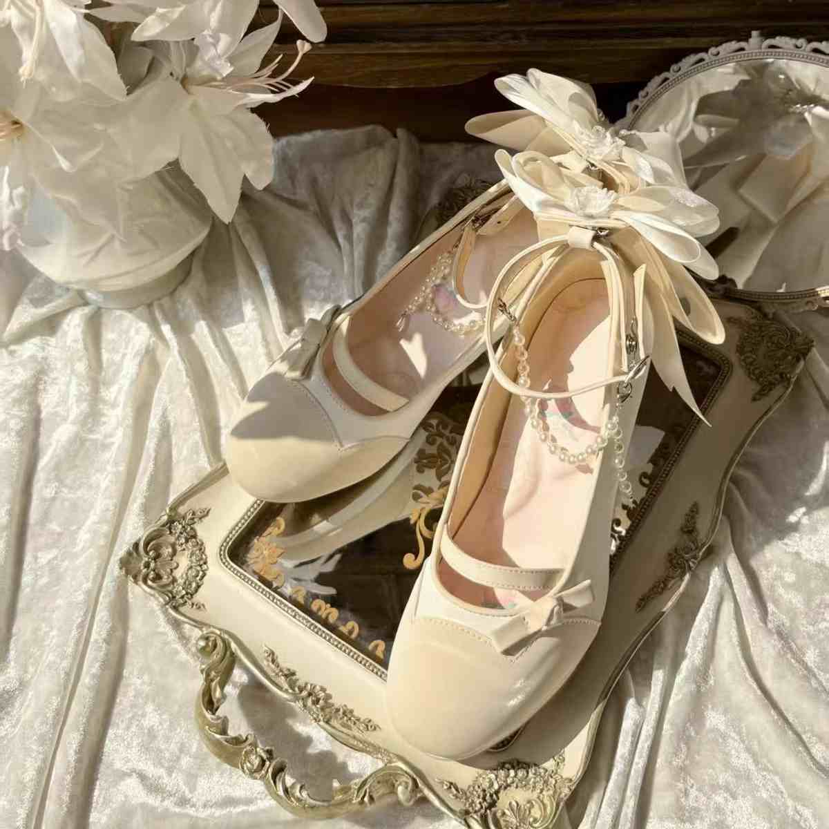 Monet Garden Lolita High Heels