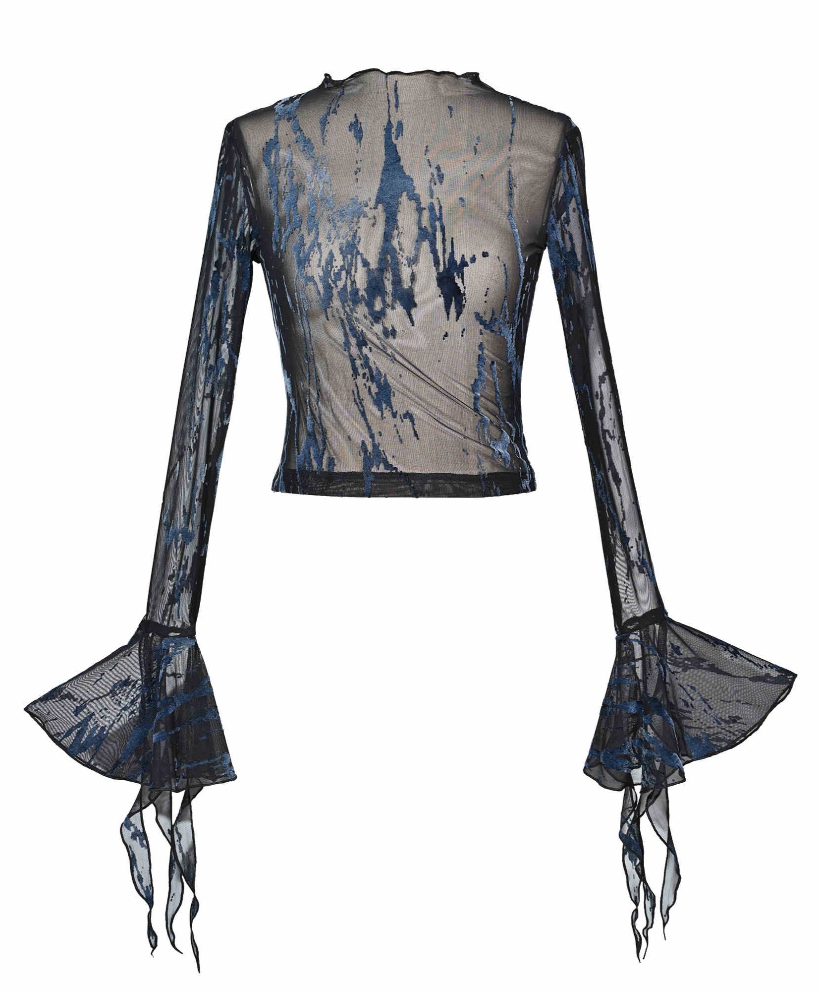 Butterfly Y2K Rivet Chain Mesh Two-piece Set