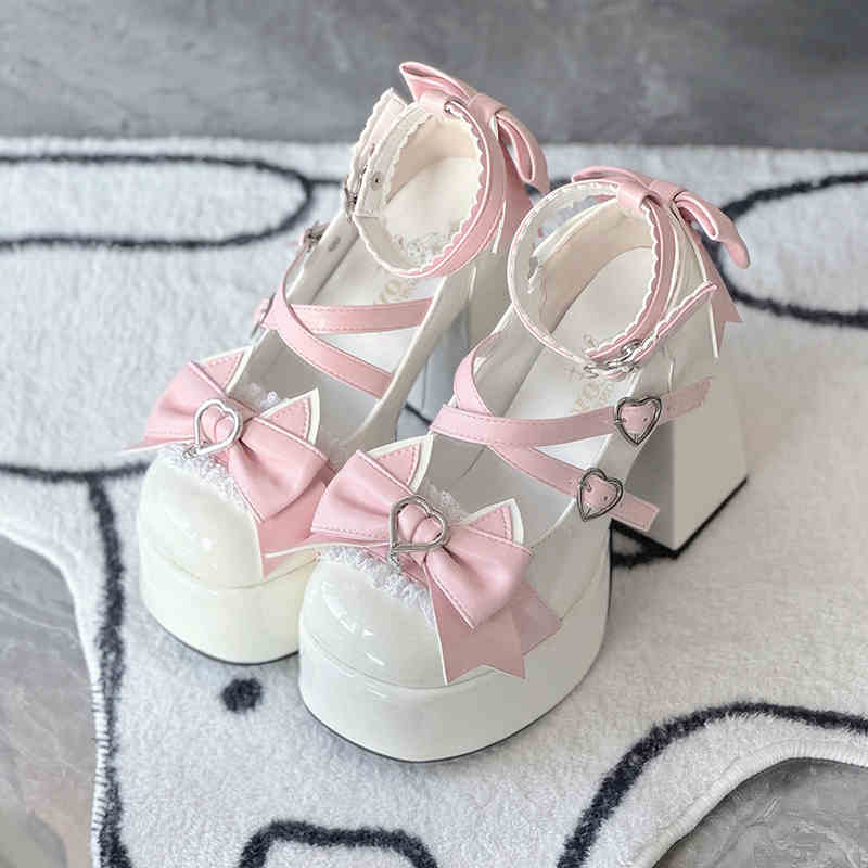 Bows Round Toe Coquette Shoes