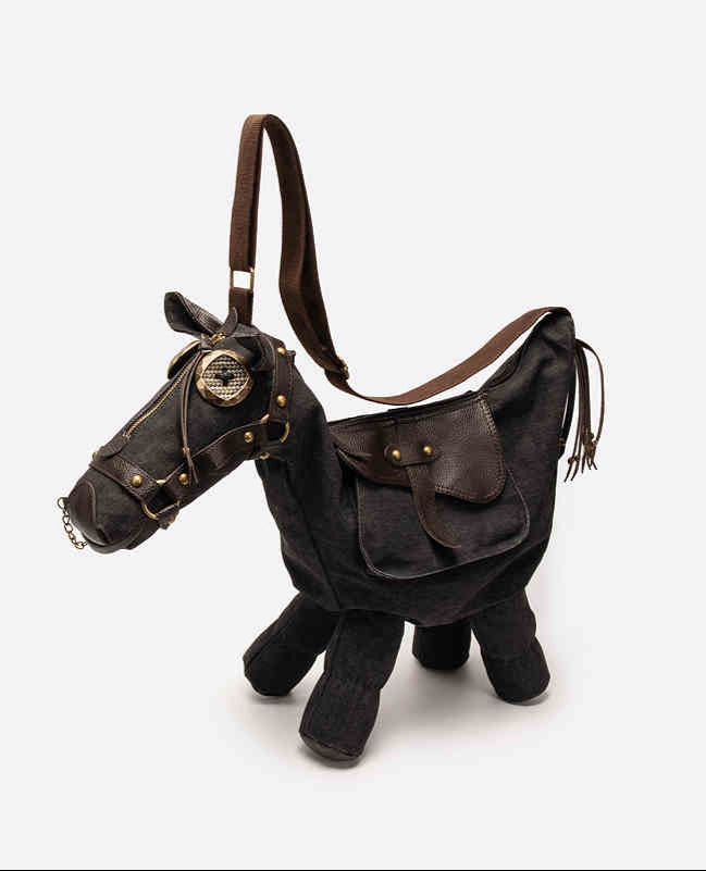 Horse Canvas Crossbody Bag