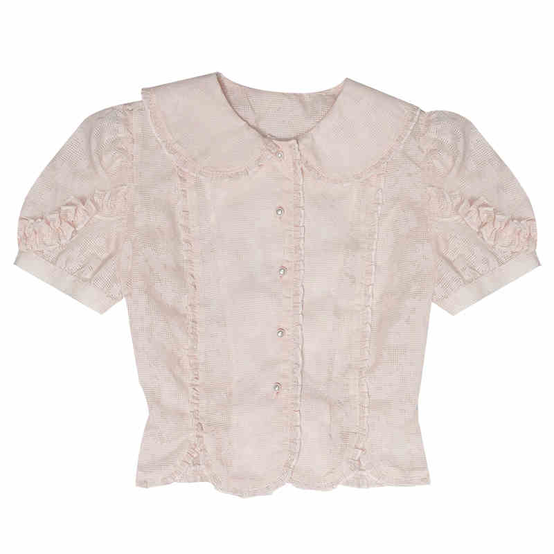 Angel's Tears Puff Sleeve Short Sleeve Shirt