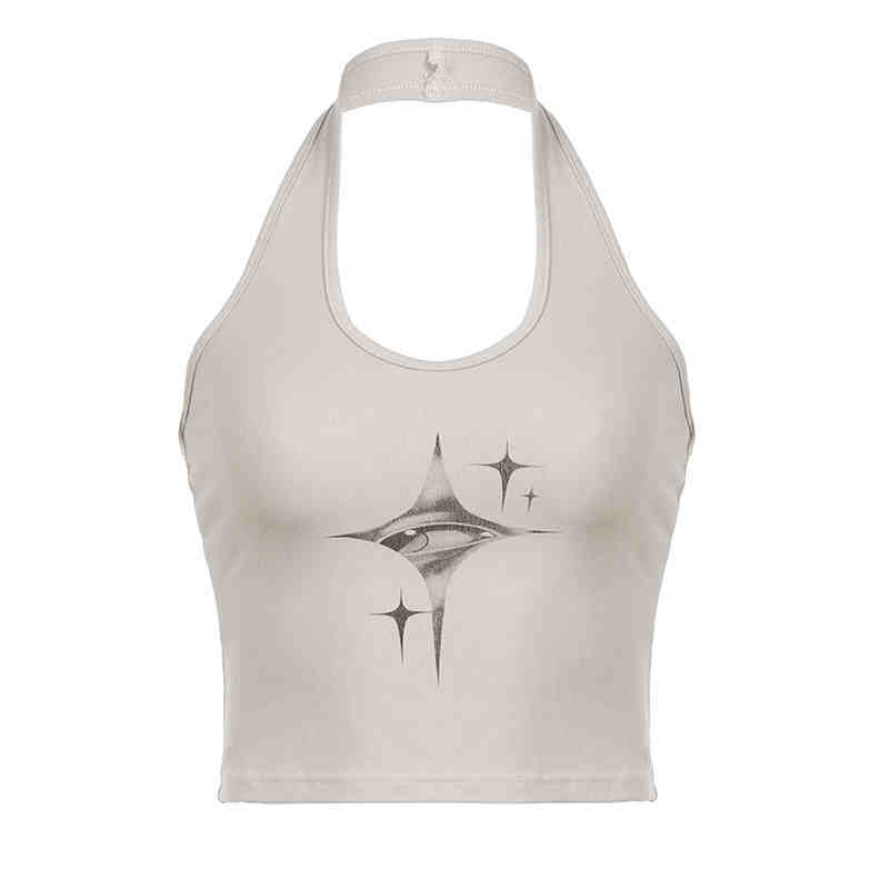 Acubi Halter Backless Y2K Tank Top